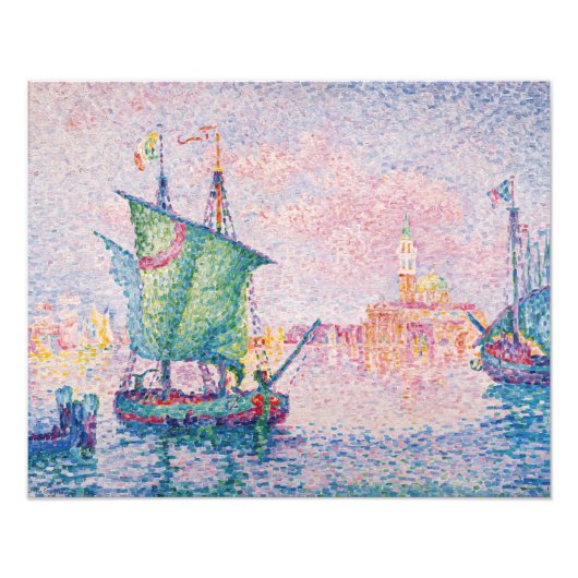 Paul Signac - Venice, The Pink Cloud フォトプリント (正面)