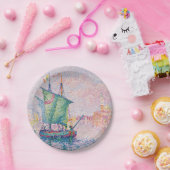 Paul Signac - Venice, The Pink Cloud ペーパープレート (パーティー)