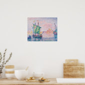 Paul Signac - Venice, The Pink Cloud ポスター (キッチン)