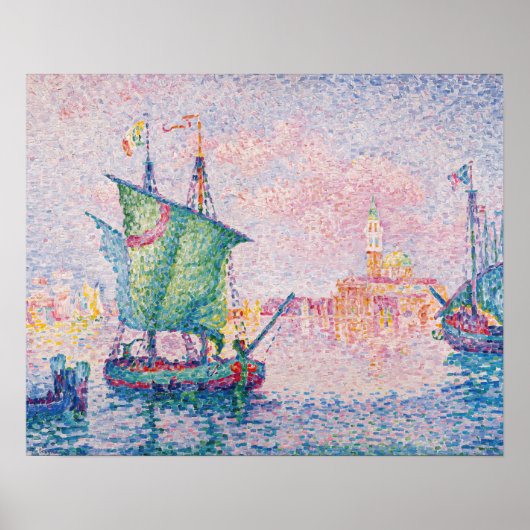 Paul Signac - Venice, The Pink Cloud ポスター (正面)
