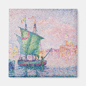 Paul Signac - Venice, The Pink Cloud マグネット (正面)