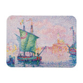 Paul Signac - Venice, The Pink Cloud マグネット (横)