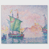 Paul Signac - Venice, The Pink Cloud ラッピングペーパー (フラット)