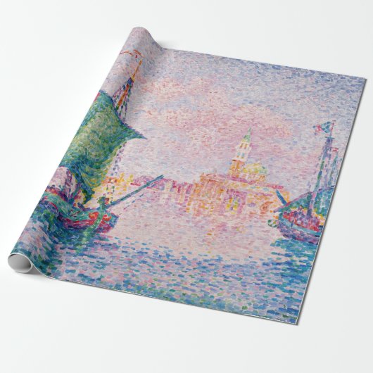 Paul Signac - Venice, The Pink Cloud ラッピングペーパー (アンロールド)