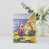 Paul Signac - Young Women of Provence at the Well ポストカード (スタンド正面)