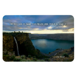 Paul Valery感動的引用文「ウェイクアップ」フレキシブル マグネット