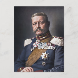 Paul von Hindenburg 1914着色済 ポストカード