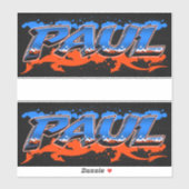 Paul Vorname Name Graffiti Aufkleber Sticker シール (シート)