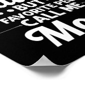 Paula Gift Name Funny Mother's Day Personalized Wo ポスター (角)