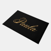 Paula gold Design Lettering Türmatte ドアマット (アングル)