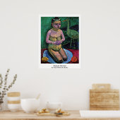 Paula Modersohn-Beckerによるコウノトリ付き幼稚園 ポスター (キッチン)