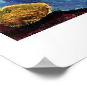 Paula Modersohn-Beckerによるコウノトリ付き幼稚園 ポスター (角)