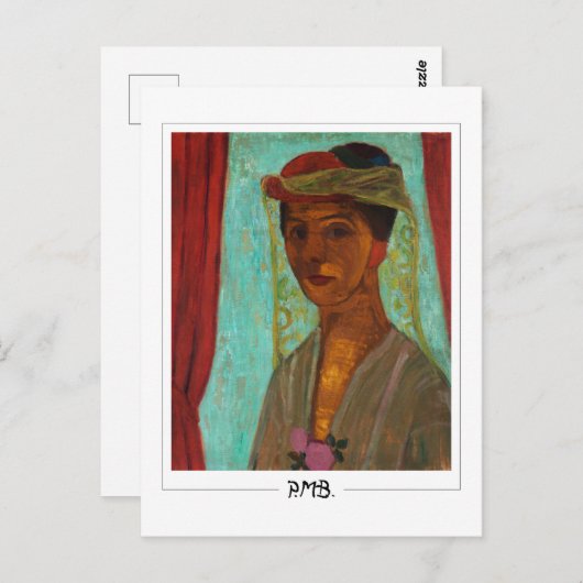 Paula Modersohn-Becker #10 -ファインアート ポストカード (正面/裏面)