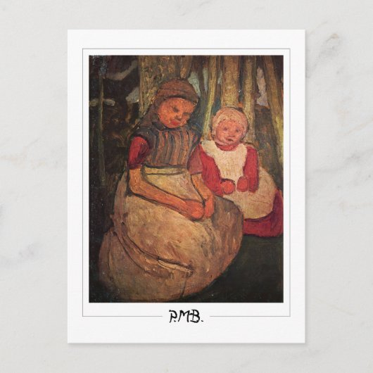 Paula Modersohn-Becker #140 -ファインアート ポストカード (正面)