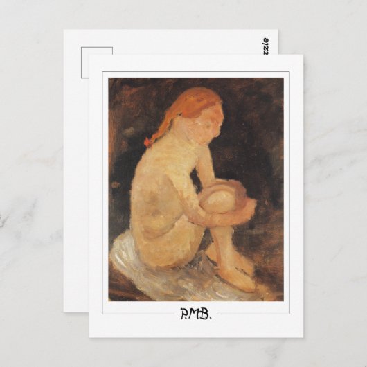 Paula Modersohn-Becker #161 -ファインアート ポストカード (正面/裏面)