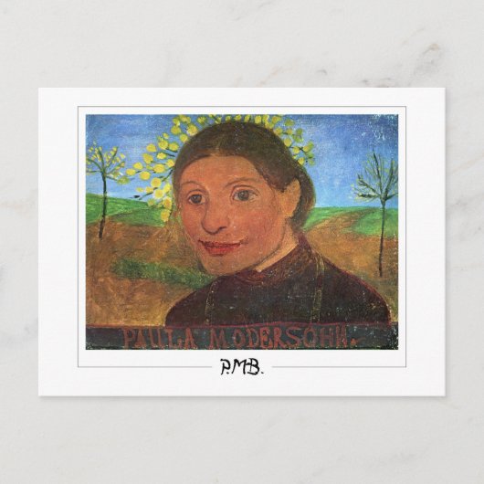 Paula Modersohn-Becker #92 -ファインアート ポストカード (正面)