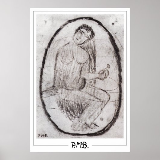 Paula Modersohn-Becker Zedign アートポスター #187 ポスター (正面)