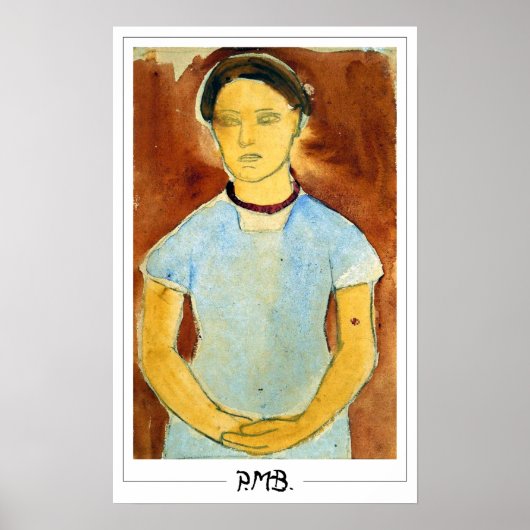 Paula Modersohn-Becker Zeding Art Poster #108 ポスター (正面)