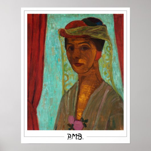 Paula Modersohn-Becker Zeding Art Poster #10 ポスター (正面)