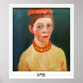 Paula Modersohn-Becker Zeding Art Poster #134 ポスター