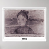 Paula Modersohn-Becker Zeding Art Poster #137 ポスター (正面)