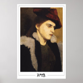 Paula Modersohn-Becker Zeding Art Poster #144 ポスター