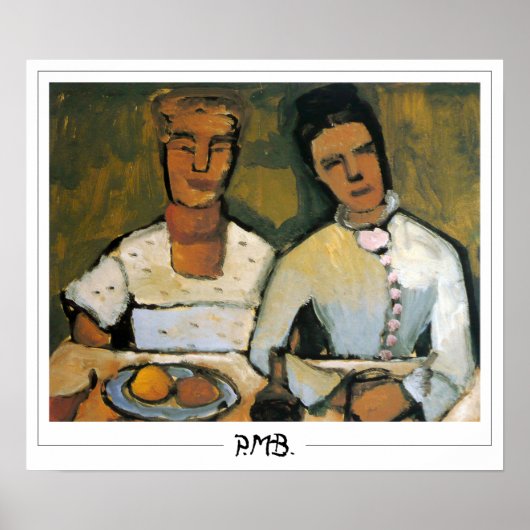 Paula Modersohn-Becker Zeding Art Poster #162 ポスター (正面)