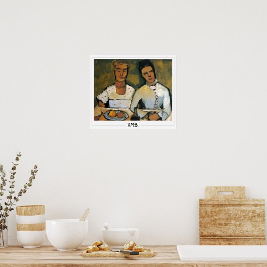 Paula Modersohn-Becker Zeding Art Poster #162 ポスター (キッチン)