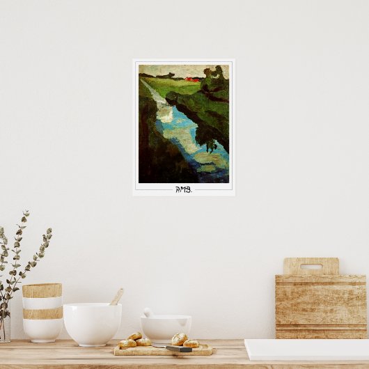 Paula Modersohn-Becker Zeding Art Poster #180 ポスター (キッチン)