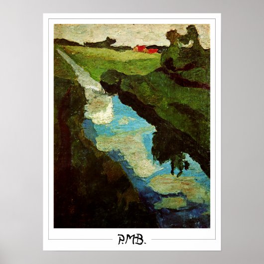 Paula Modersohn-Becker Zeding Art Poster #180 ポスター (正面)