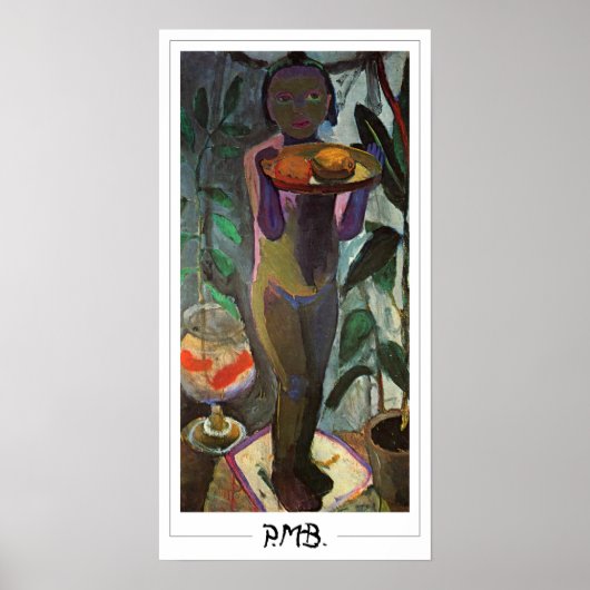Paula Modersohn-Becker Zeding Art Poster #181 ポスター (正面)