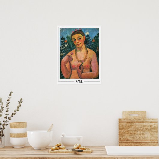 Paula Modersohn-Becker Zeding Art Poster #183 ポスター (キッチン)