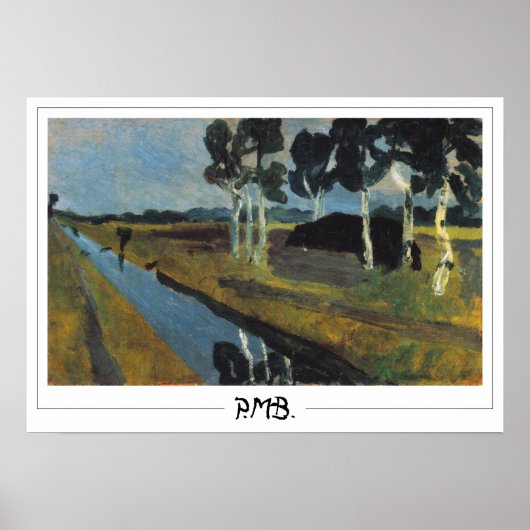 Paula Modersohn-Becker Zeding Art Poster #184 ポスター (正面)