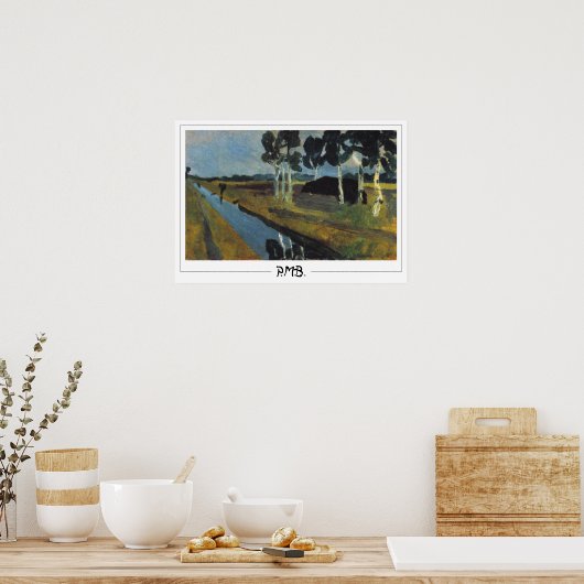 Paula Modersohn-Becker Zeding Art Poster #184 ポスター (キッチン)