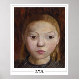 Paula Modersohn-Becker Zeding Art Poster #2 ポスター