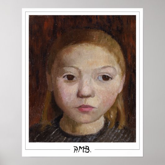 Paula Modersohn-Becker Zeding Art Poster #2 ポスター (正面)