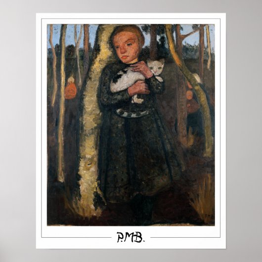 Paula Modersohn-Becker Zeding Art Poster #4 ポスター (正面)