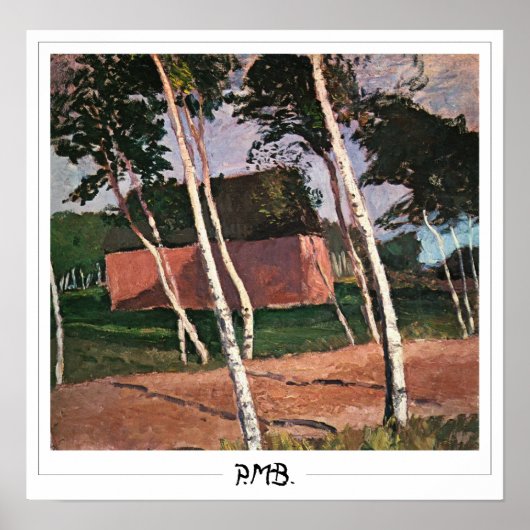 Paula Modersohn-Becker Zeding Art Poster #88 ポスター (正面)