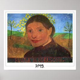 Paula Modersohn-Becker Zeding Art Poster #92 ポスター