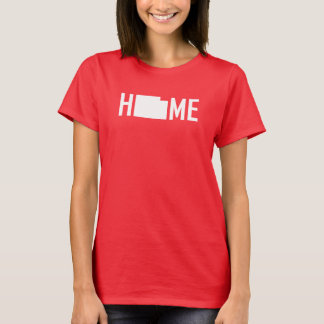 Paulding County Ohioアウトラインホームシャツ Tシャツ