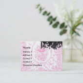 PauletteParisのシャンデリアおよびToileの名刺 名刺 (スタンド正面)