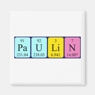 Paulin周期表名磁石 マグネット