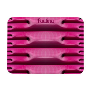 PAULINA ~ボンボンバラピンク~フラクタルアート~ マグネット