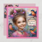 PAULINA ～誕生日カード～蝶ガール～ (正面/裏面)