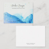 Pauline Benjes Blue2パッケージ挿入カード 名刺 (正面/裏面)