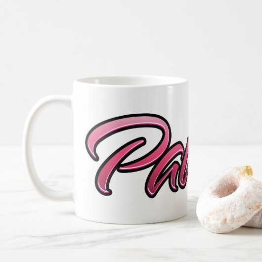 Pauline faded pink Tasse Teetasse Kaffeetasse コーヒーマグカップ (ドーナツ)