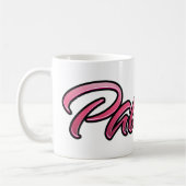 Pauline faded pink Tasse Teetasse Kaffeetasse コーヒーマグカップ (左)