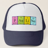 Paulino周期表名hat キャップ (正面)