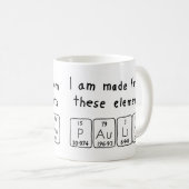 Paulino定期的なテーブル名mug コーヒーマグカップ (正面右)