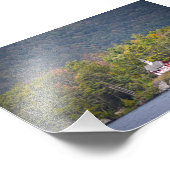 Paulist Chapel on Lake George, New York Poster フォトプリント (角)